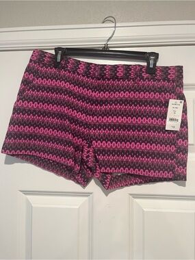 Joe Fresh Pink and Black Patterned  Shorts